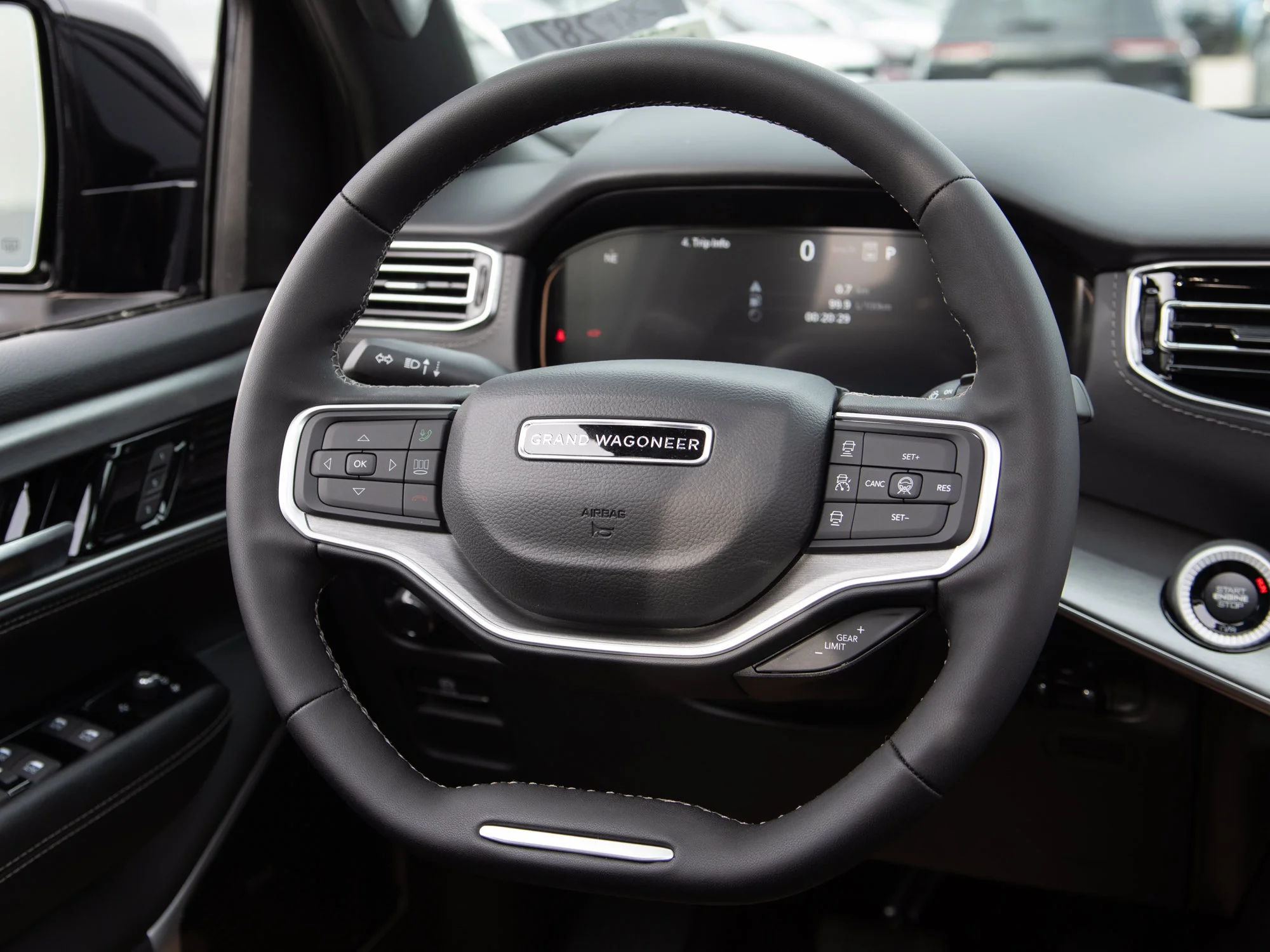New 2026 Black Jeep Limited Reserve* 4x4, Head-Up Display, Pwr Boards, McIntosh Audio image 12