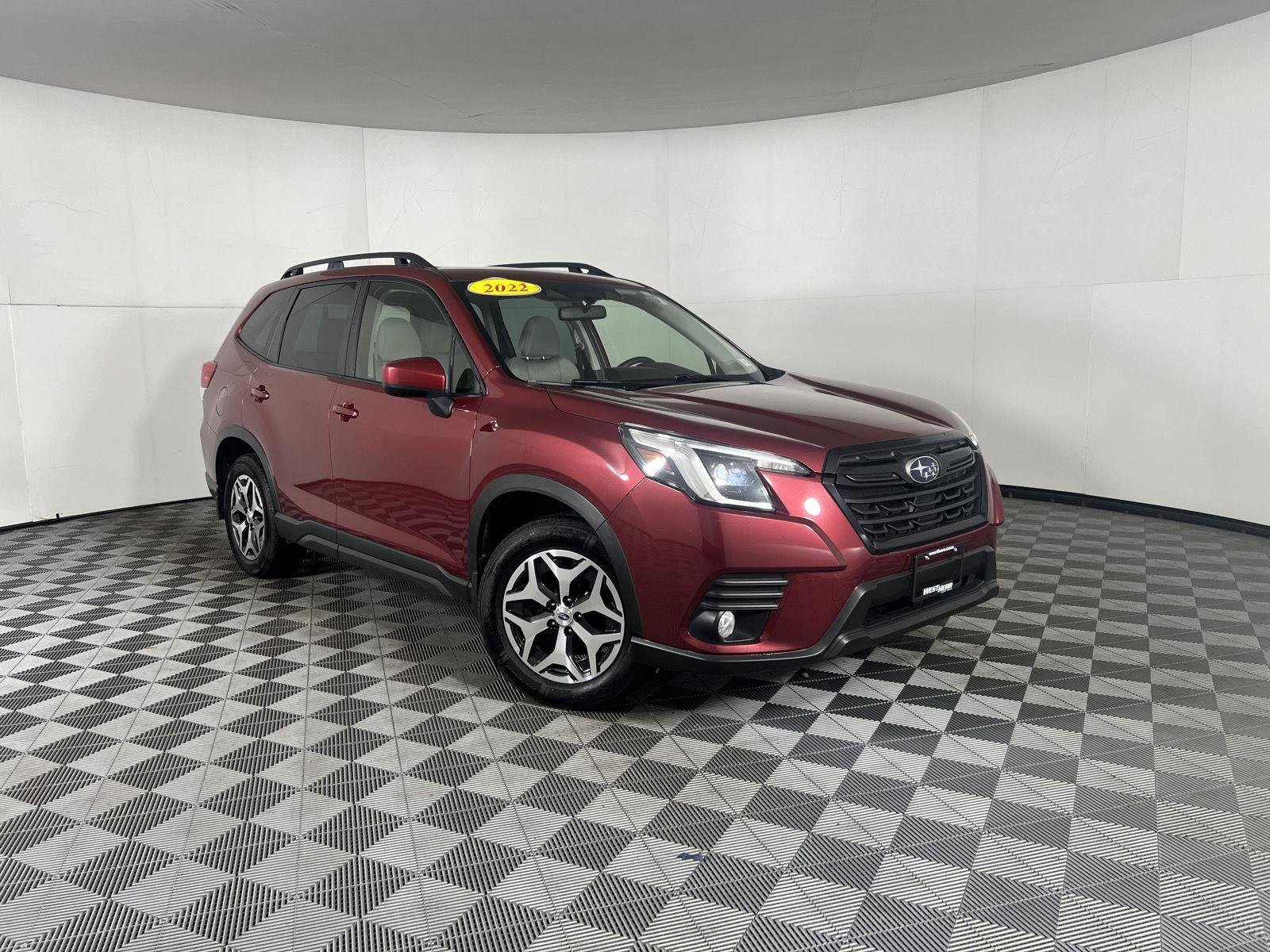 Used 2022 Crimson Red Pearl Subaru Premium image 45
