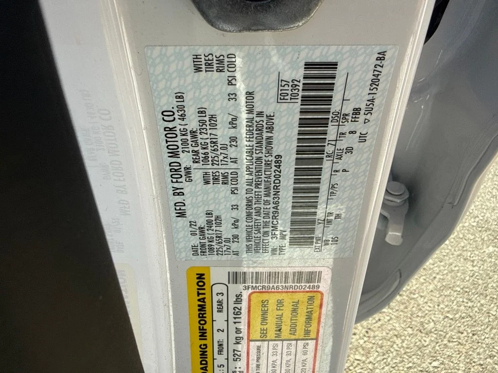 Used 2022 White Ford Base image 24