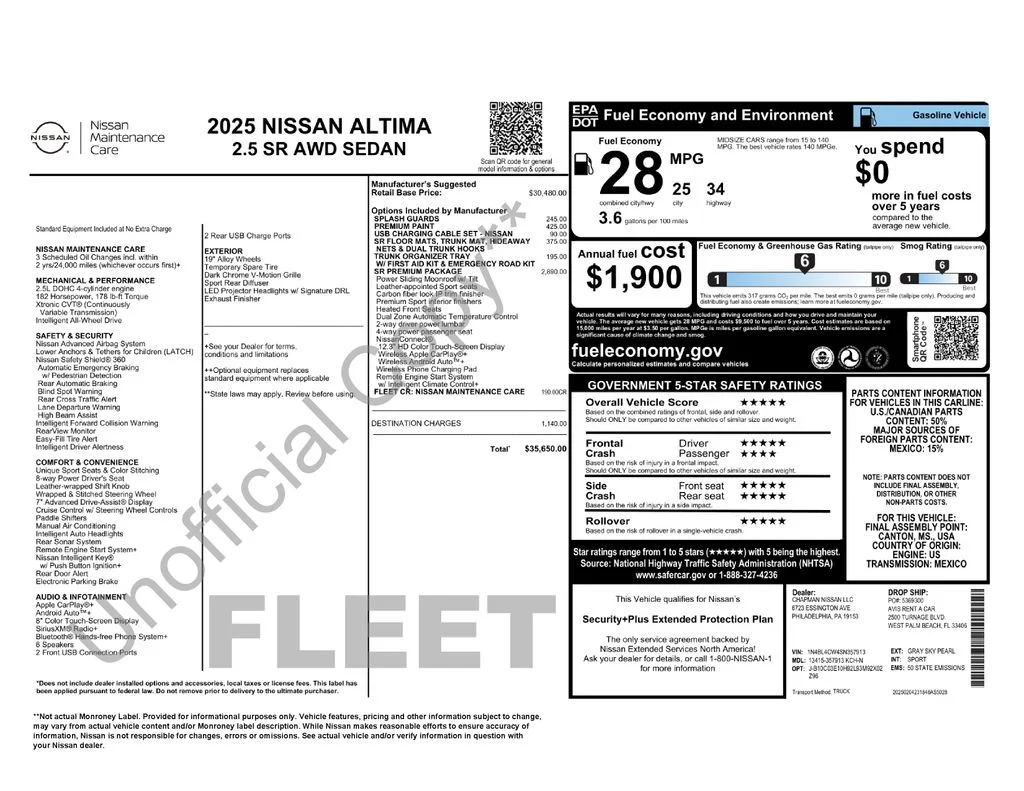Used 2025 Gray Nissan 2.5 SR image 17