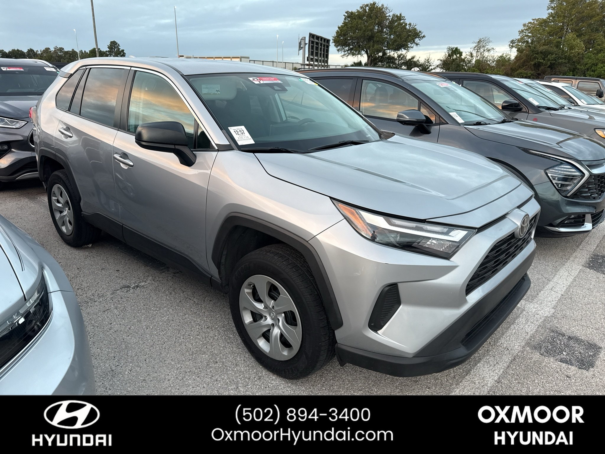 Used 2023 Silver Sky Metallic Toyota LE image 1