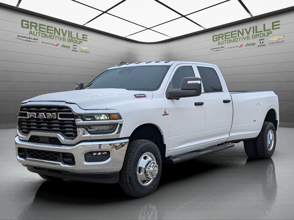 New 2026 Bright White Clear-Coat Exterior Paint RAM Tradesman Cummins HO Diesel Dually 4x4 image 1