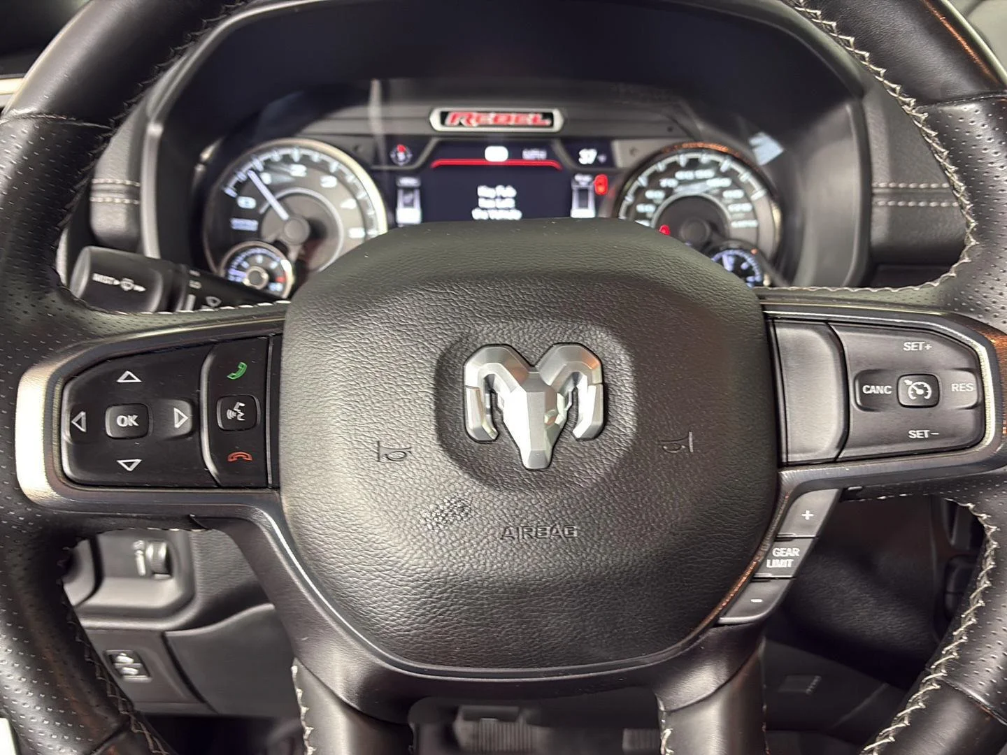 Used 2022 Bright White Clearcoat Ram Rebel image 39