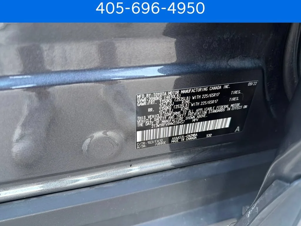 Pre-Owned 2022 Toyota RAV4 XLE