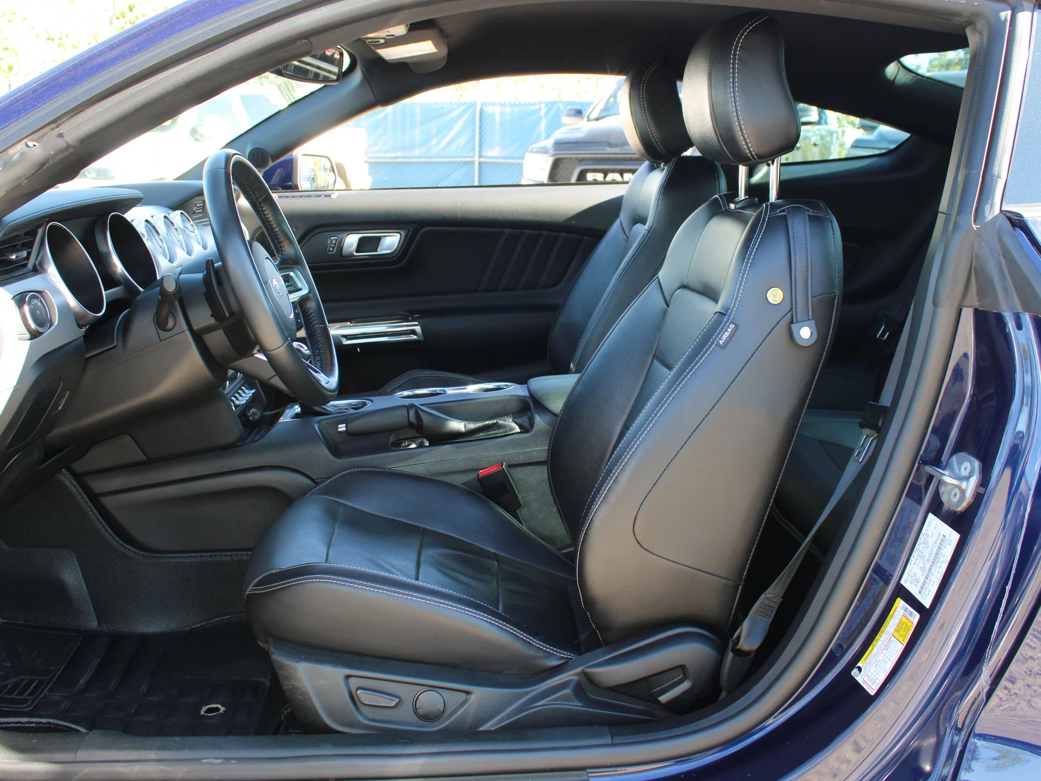 Certified Used 2020 Blue Ford EcoBoost Premium * No Accidents | 3M PPF | Heated/Cooled Seats | Backup Camera | Apple CarPlay image 2