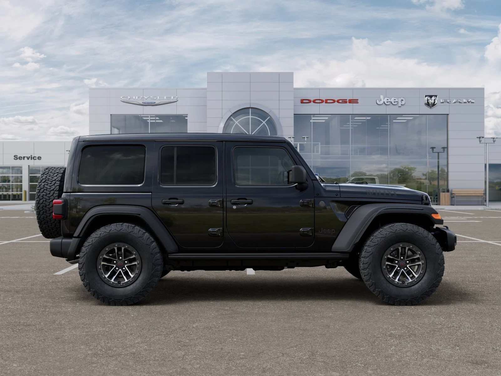 New 2025 Black Clear-Coat Exterior Paint Jeep Willys image 121