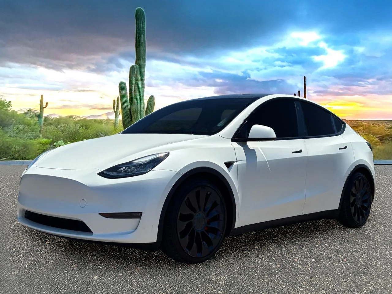 Used 2021 Tesla Model Y Performance with VIN 5YJYGDEF0MF079129 for sale in Scottsdale, AZ