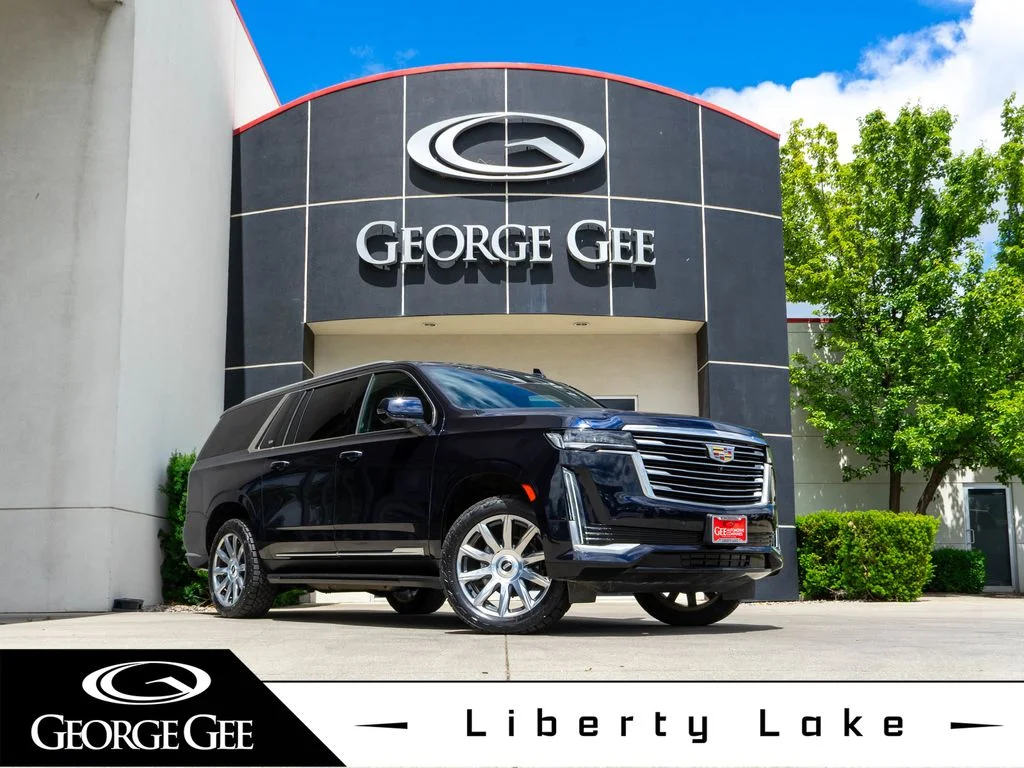Used 2024 Blue Cadillac Premium Luxury Platinum image 1
