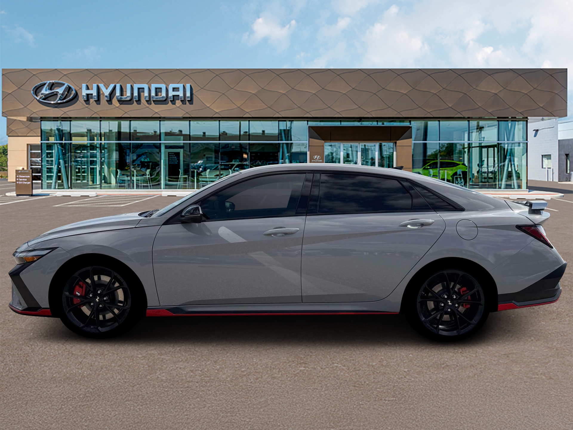 New 2026 Gray Hyundai Sedan image 3