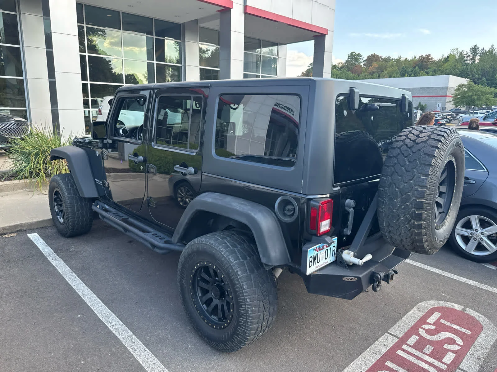 Used 2015 Black Clearcoat Jeep Rubicon image 3