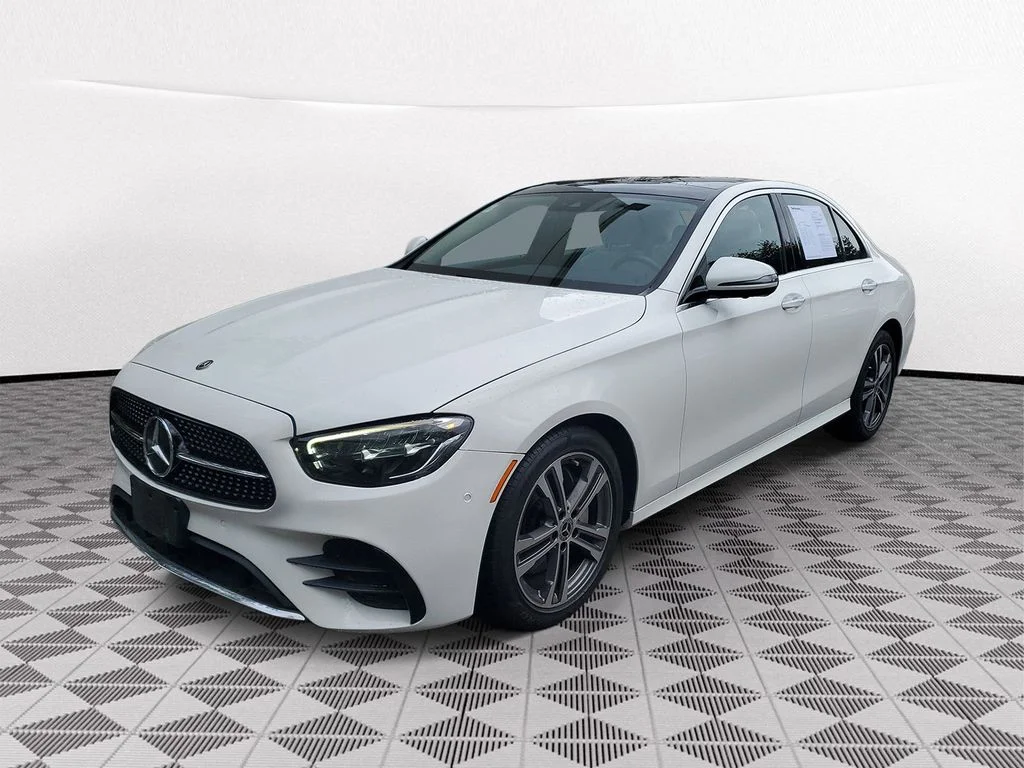 Used 2021 White Mercedes-Benz E 350 image 3