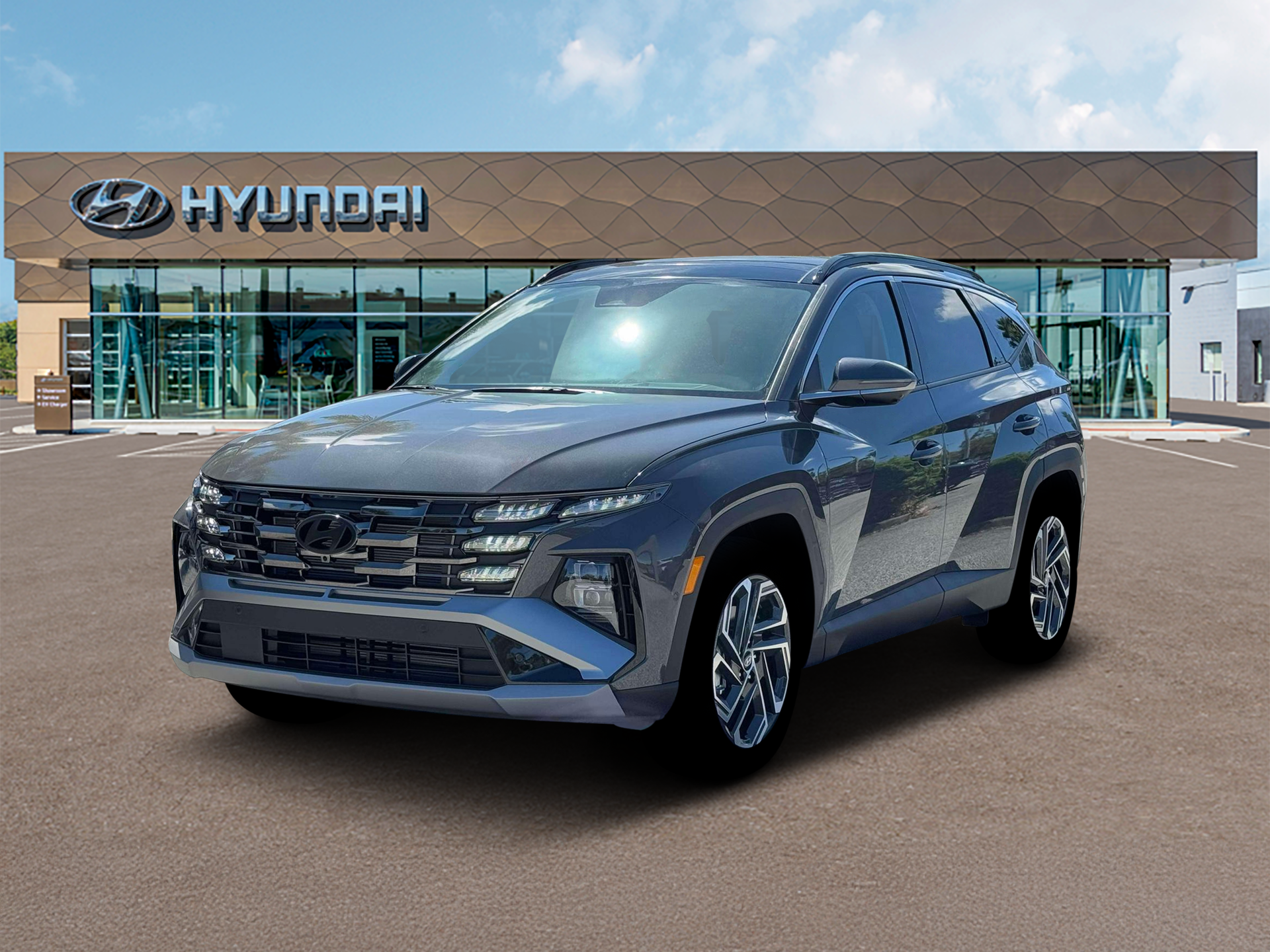 New 2026 Gray Hyundai Limited AWD image 1