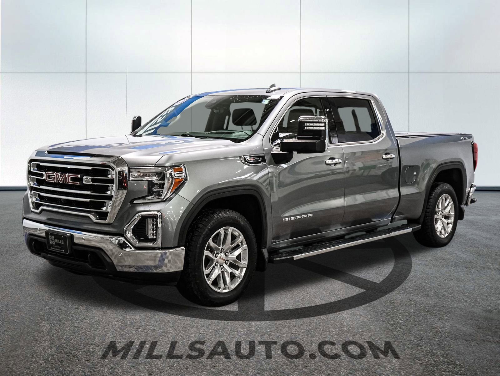 Used 2021 GMC Sierra 1500 SLT with VIN 1GTU9DEL2MZ156821 for sale in Baxter, Minnesota