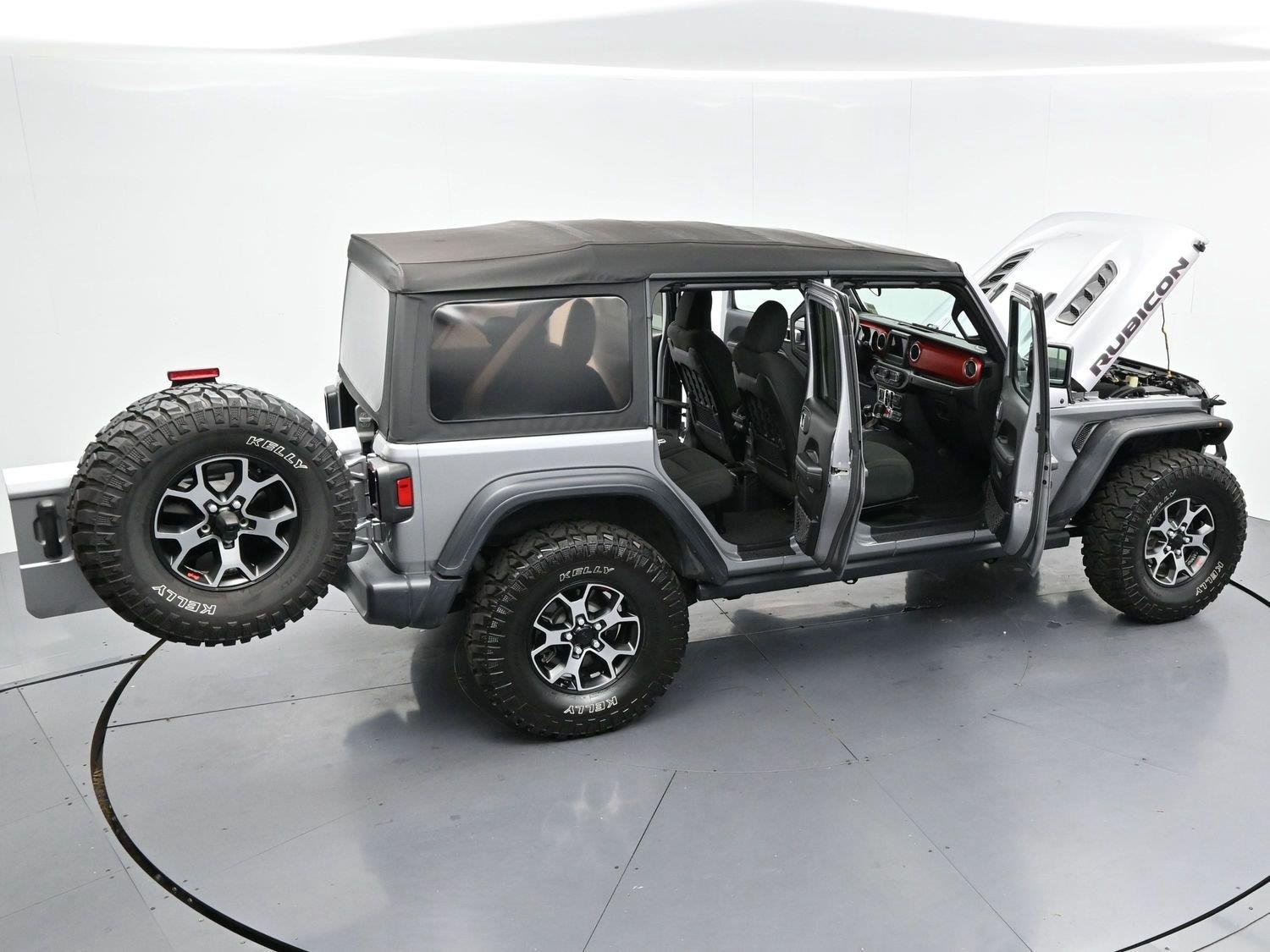 Used 2021 Billet Silver Metallic Clearcoat Jeep Unlimited Rubicon image 34
