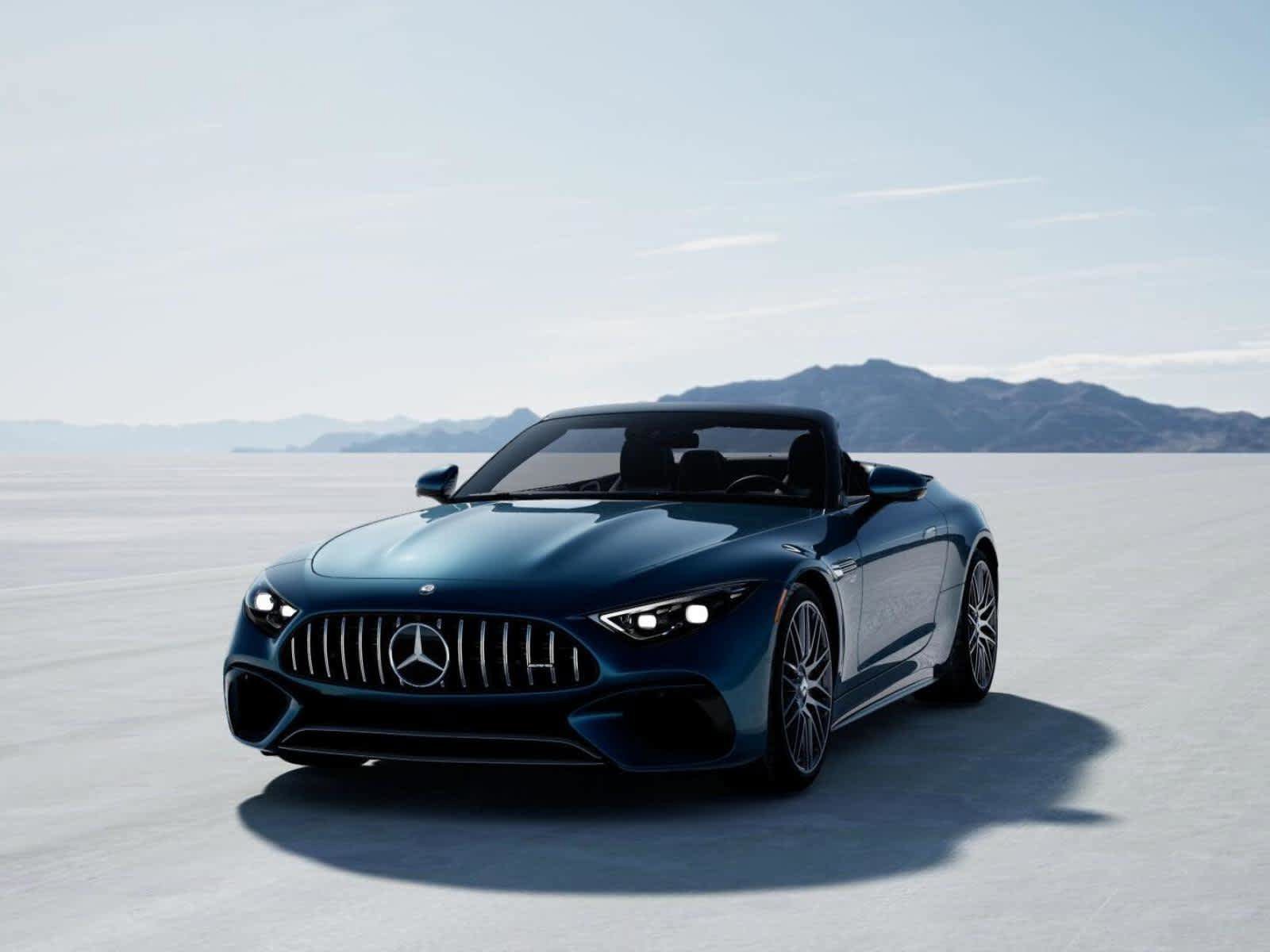 New 2026 Hyper Blue Metallic Mercedes-Benz AMG® SL 55 Roadster image 71