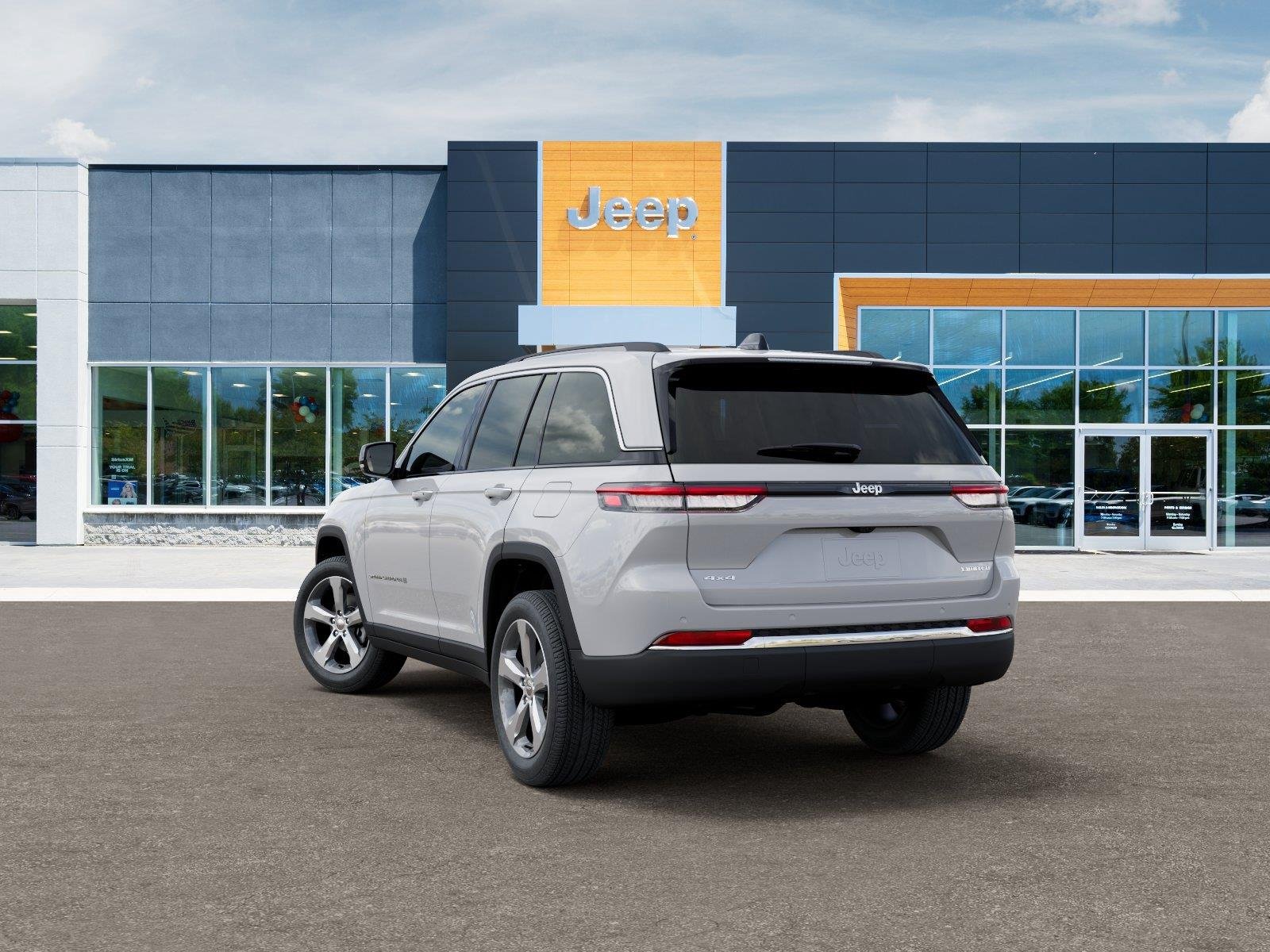 New 2025 Bright White Clear-Coat Exterior Paint Jeep Limited image 3