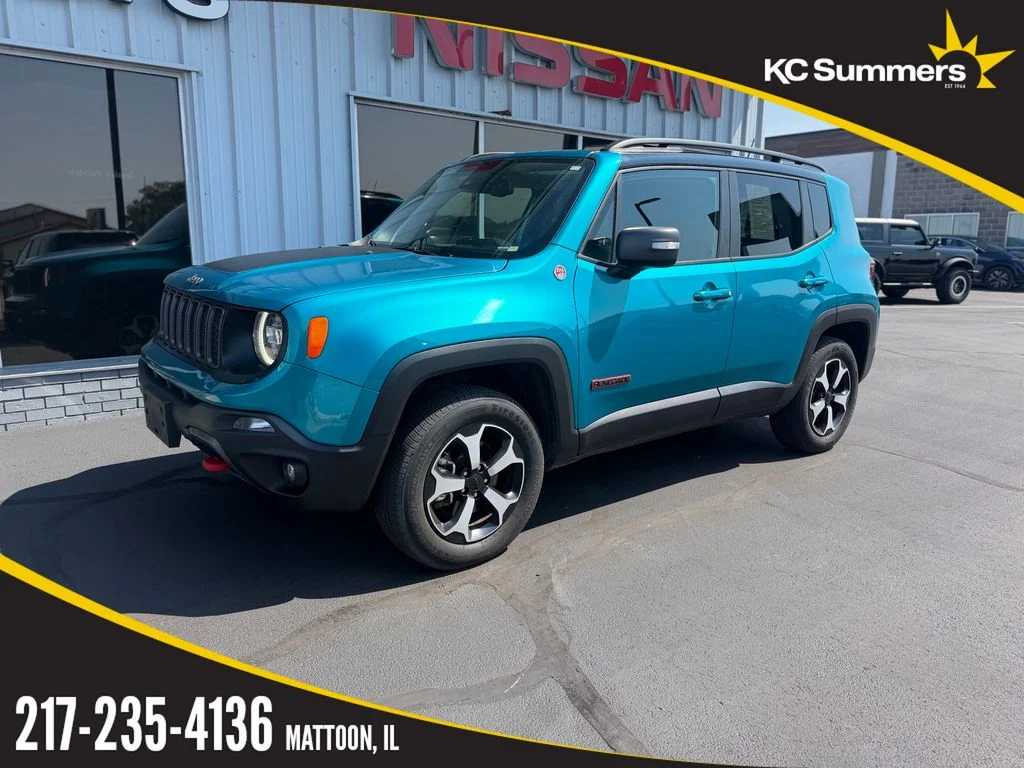 Used 2021 Bikini Metallic Clearcoat Jeep Trailhawk image 1