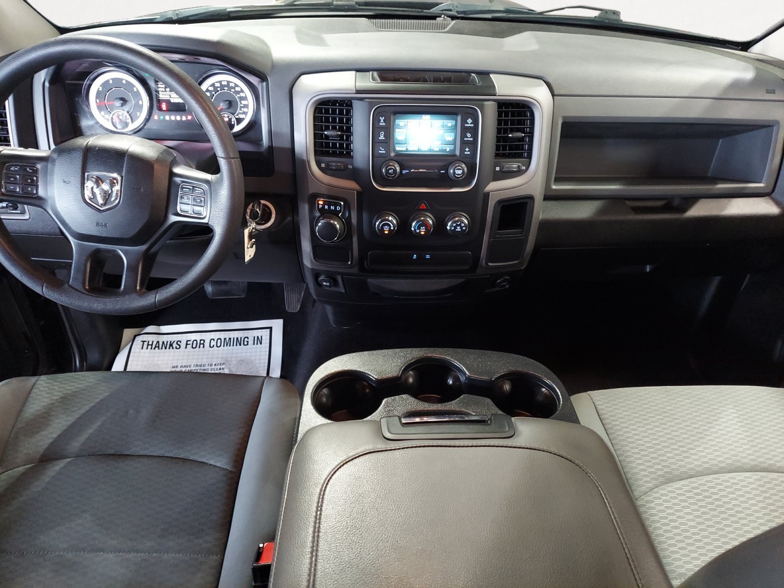 Used 2019 Brilliant Black Crystal Pearlcoat Ram Tradesman image 3