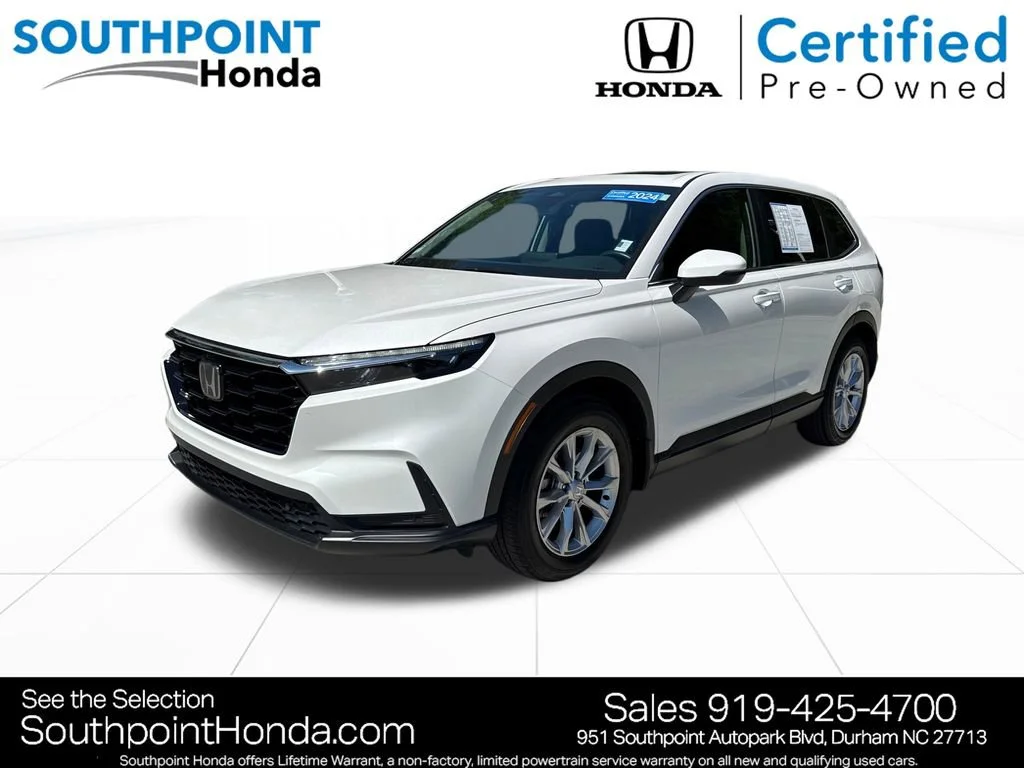 Certified Used 2024 Platinum White Pearl Honda 1.5T AWD EX-L image 38