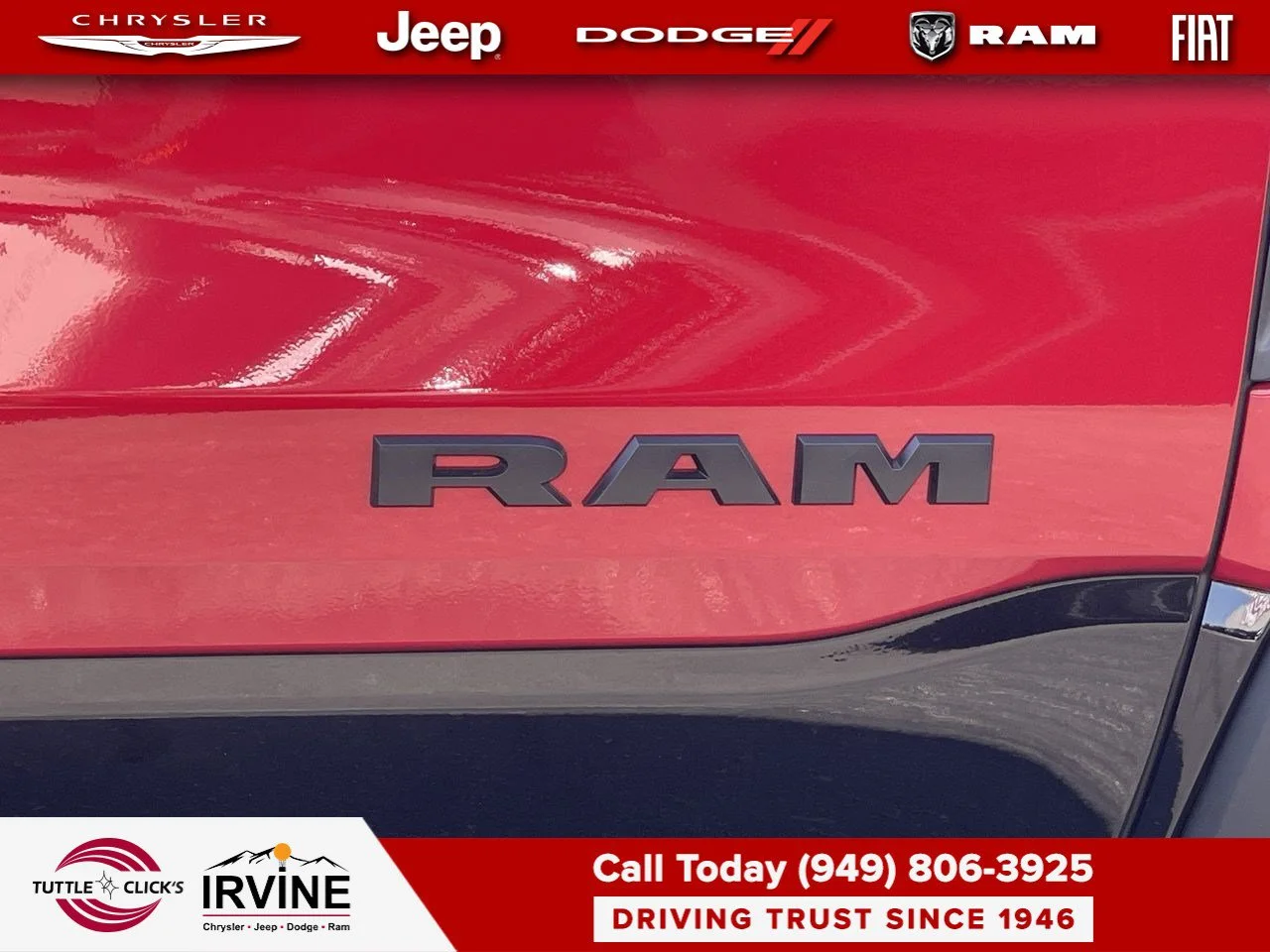 New 2027 Molten Red Pearl-Coat Exterior Paint RAM RHO image 14