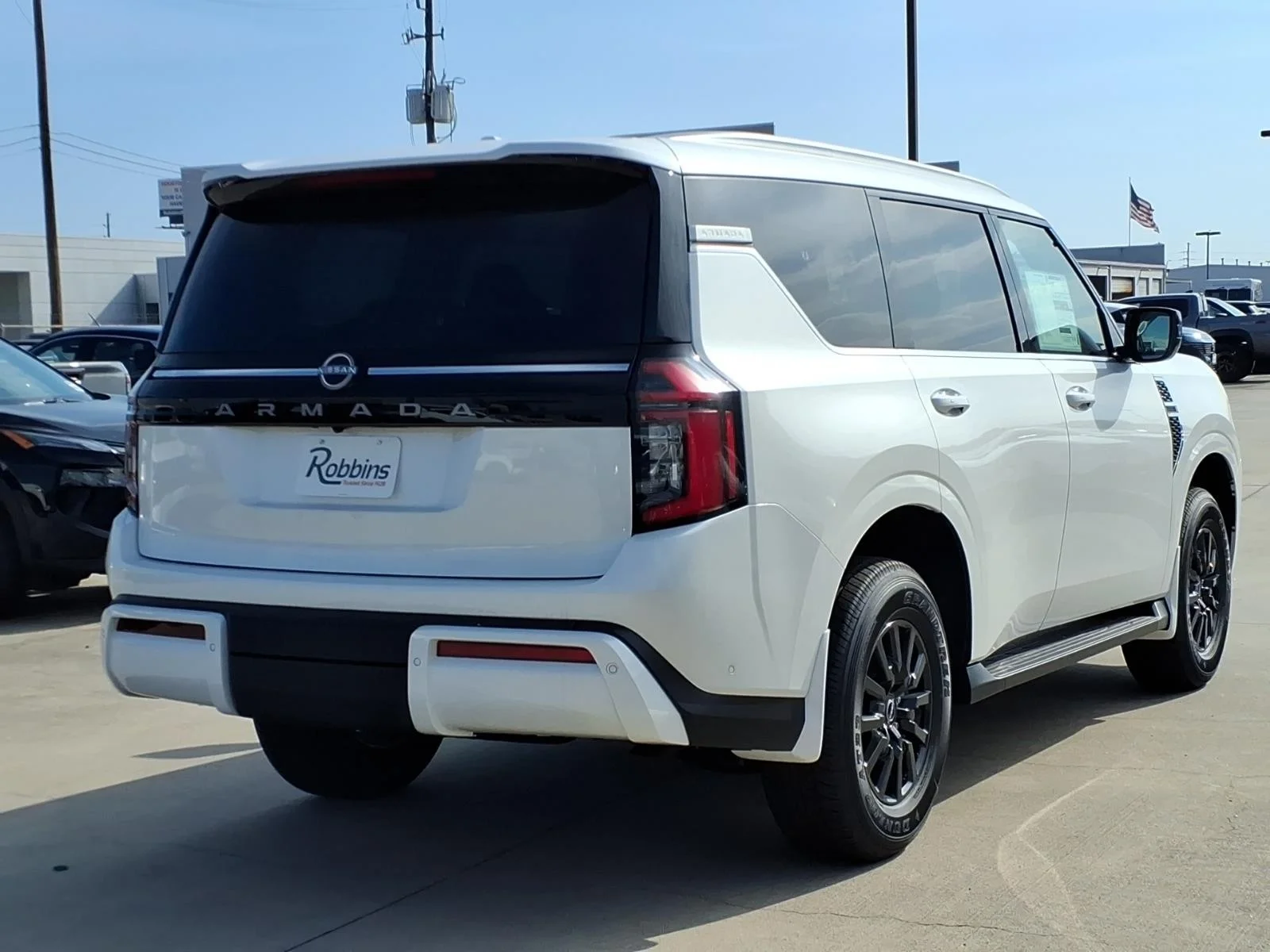 2026 Nissan Armada SV White at Robbins Nissan