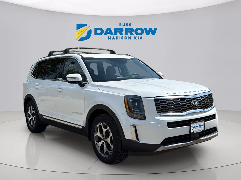 Used 2020 Snow White Pearl Kia EX image 7