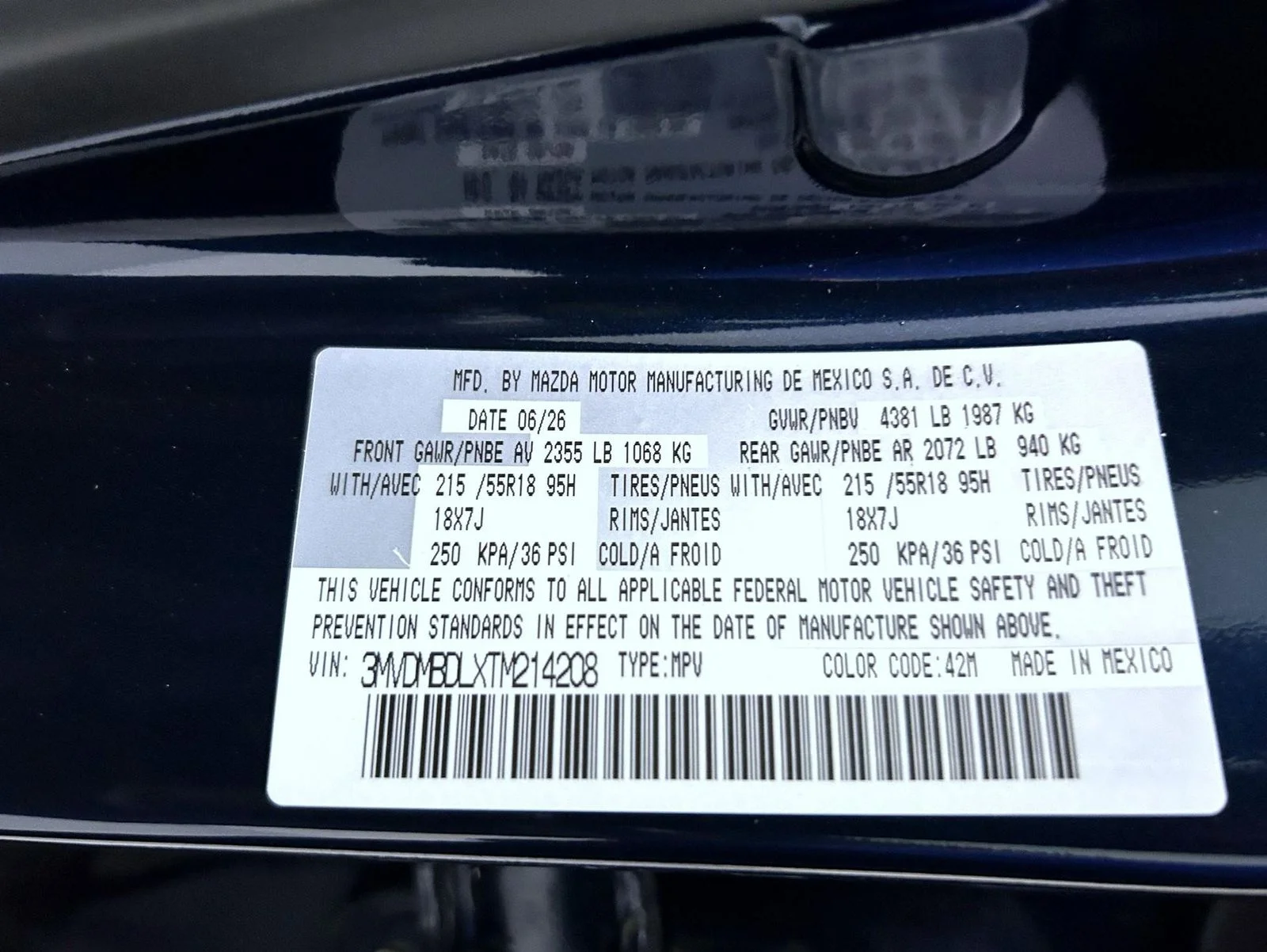 New 2026 Blue Mazda 2.5 S Premium image 26