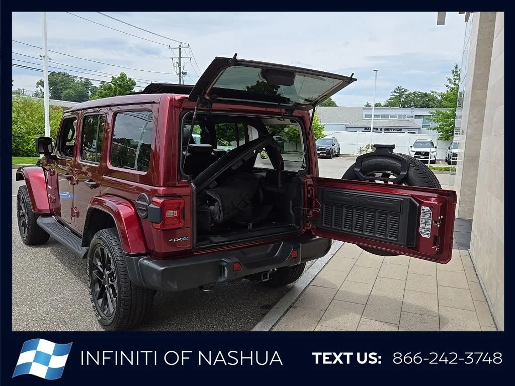 Used 2021 Red Jeep Unlimited Sahara 4xe image 16
