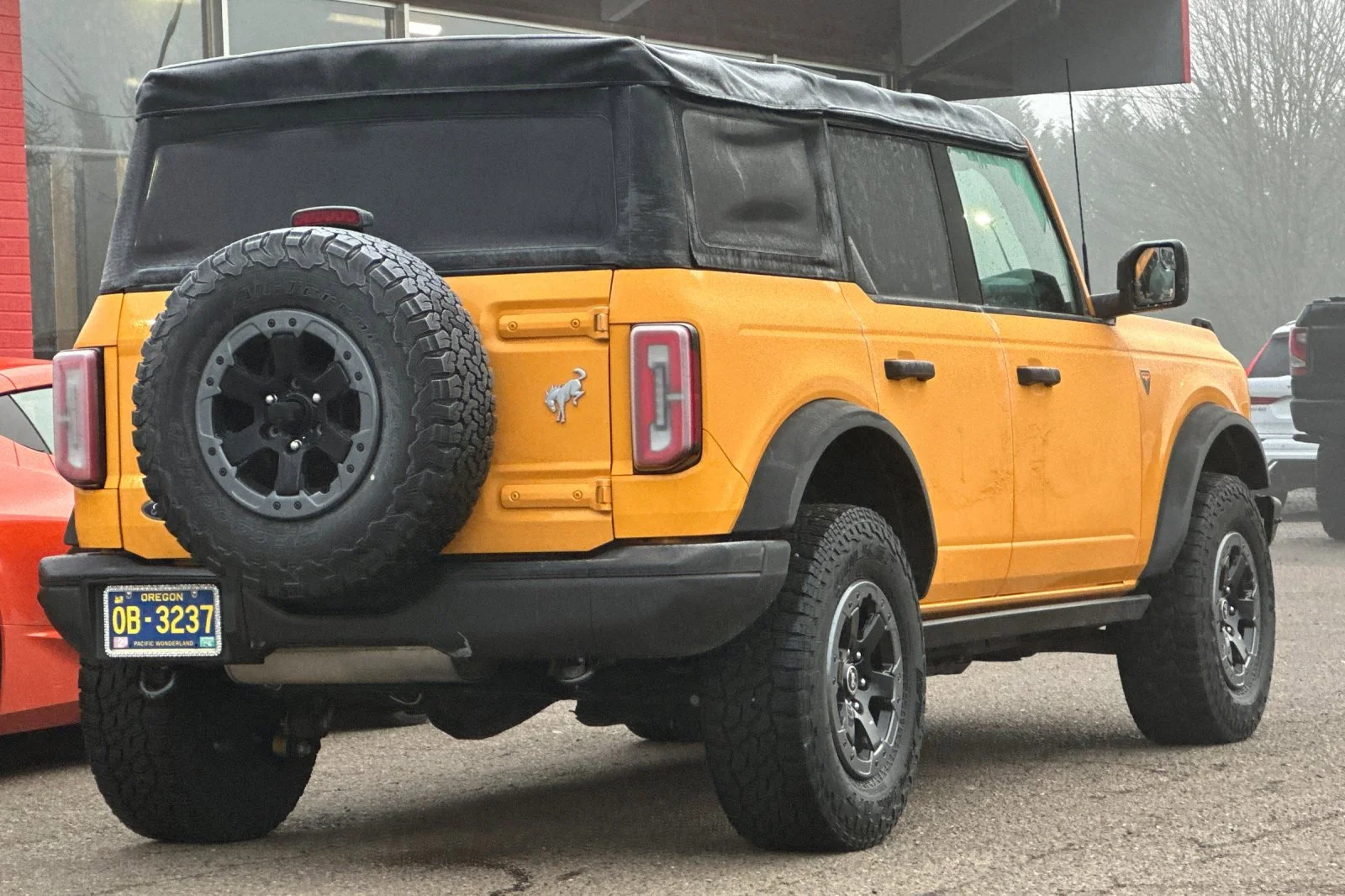 Used 2021 ORANGE Ford  image 4