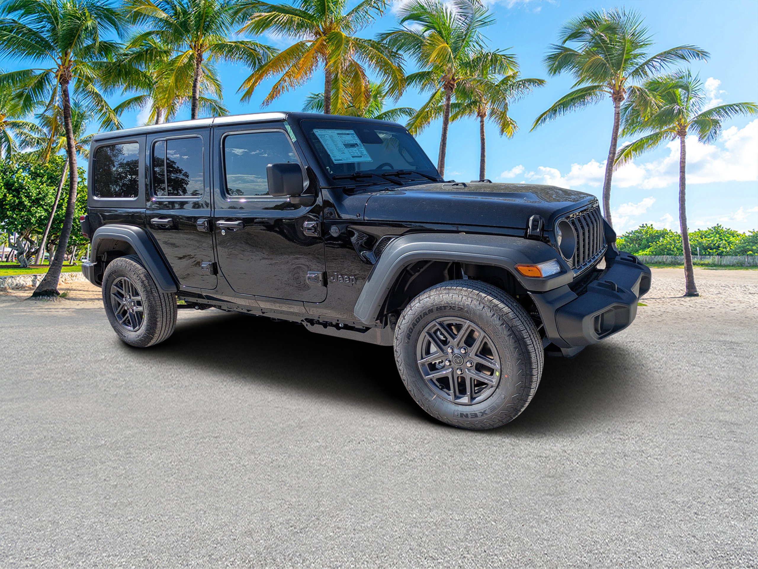 New 2026 Black Clearcoat Jeep Sport S image 1