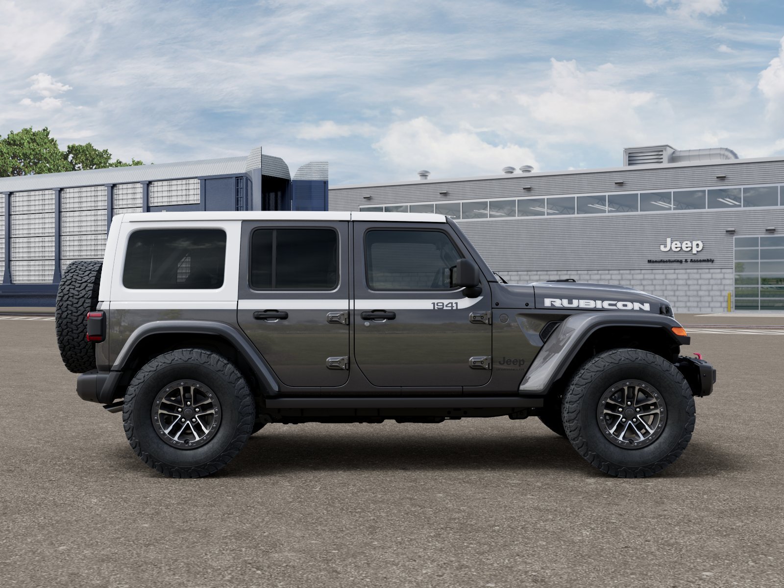 New 2027 Granite Crystal Metallic Clear-Coat Paint Jeep Rubicon X image 12