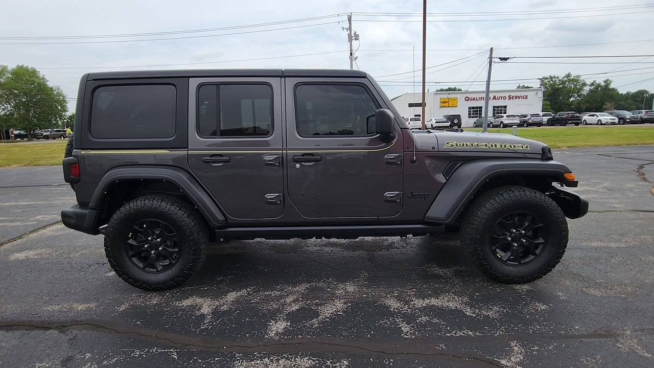 Used 2022 Granite Crystal Metallic Clearcoat Jeep Unlimited Willys image 9