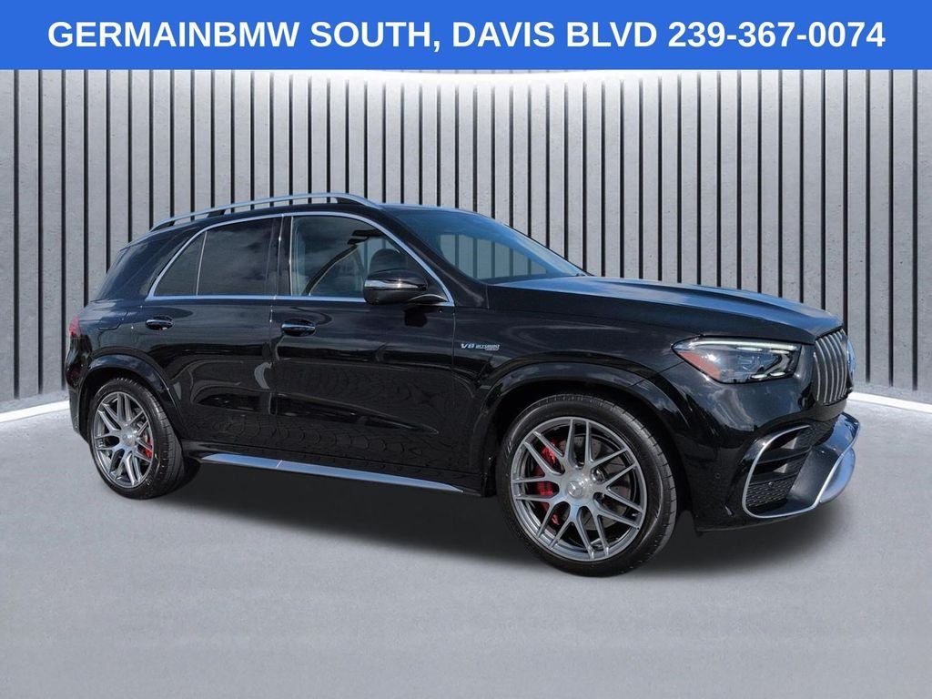 Used 2024 Obsidian Black Metallic Mercedes-Benz GLE 63 S AMG® image 3