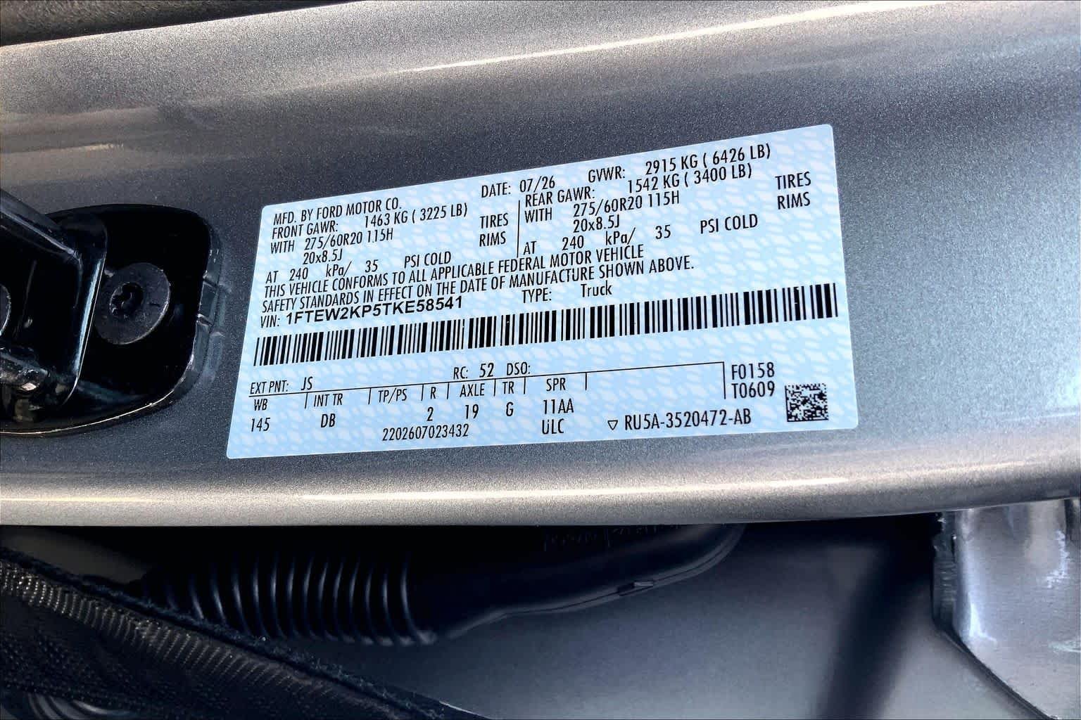 New 2026 Iconic Silver Metallic Ford STX® image 22