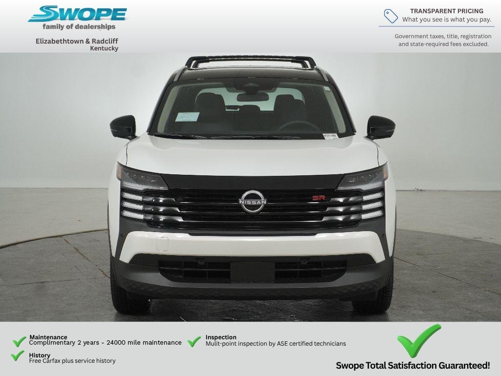 New 2026 Aspen White TriCoat / Super Black Two-tone Nissan SR image 9