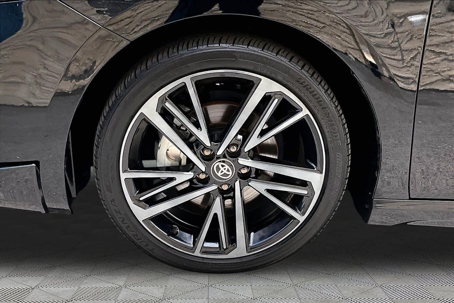 Used 2025 Midnight Black Metallic Toyota XSE image 11