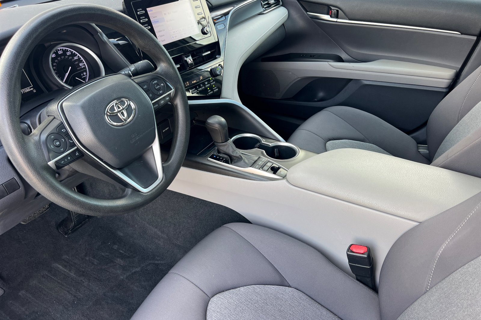 Certified Used 2021 Super White Toyota Hybrid LE image 9