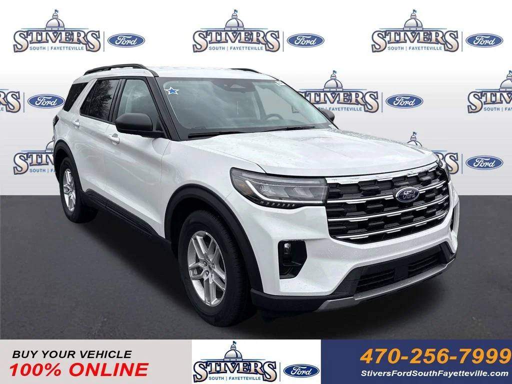 New 2026 Star White Metallic Tri-Coat Ford Active image 1