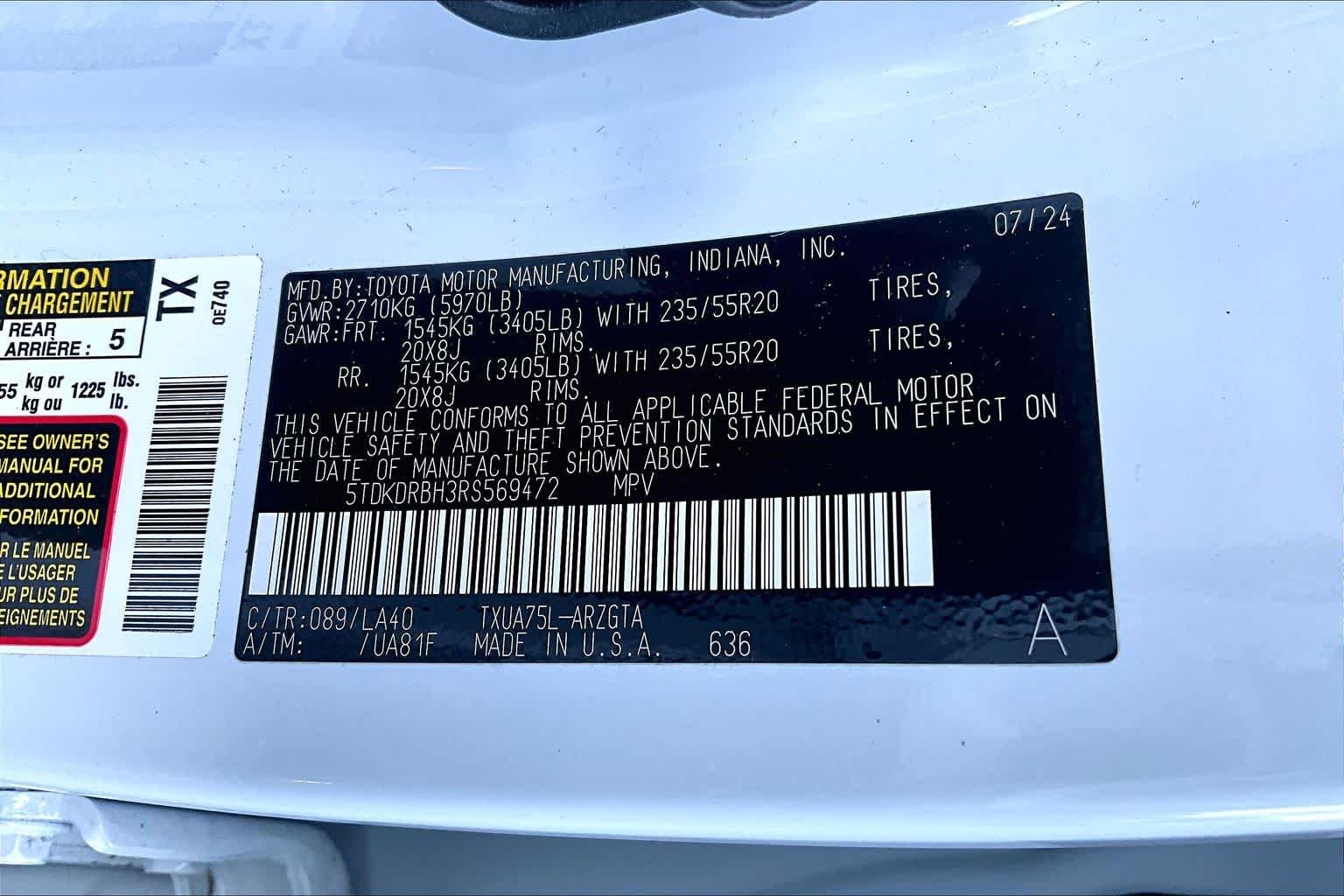 Used 2024 Wind Chill Pearl Toyota Platinum image 33