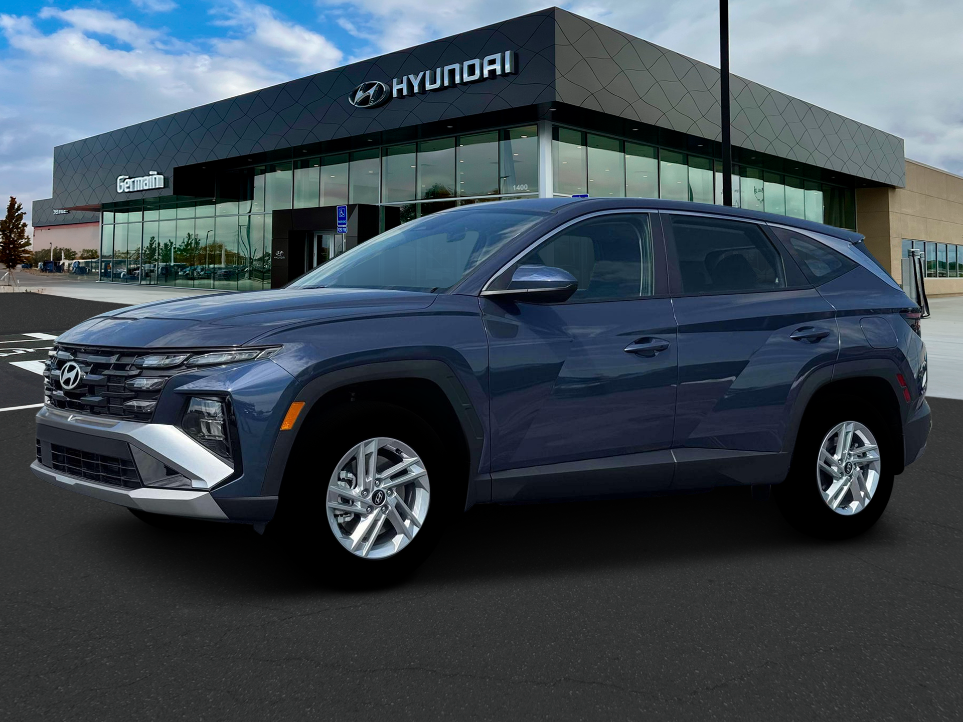 New 2026 Atlantis Blue Hyundai SE AWD image 2