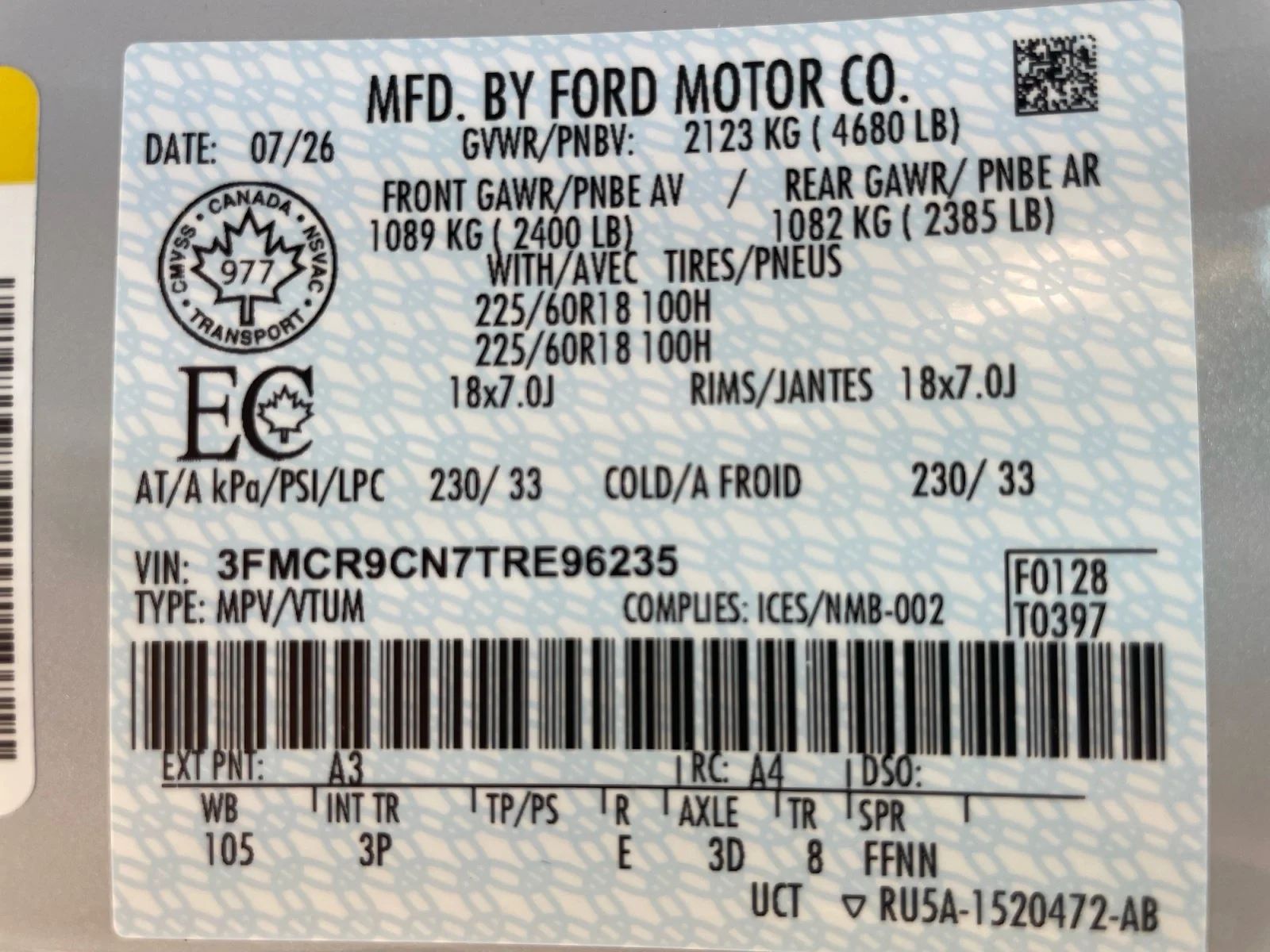 New 2026 Space White Metallic Ford Outer Banks image 21