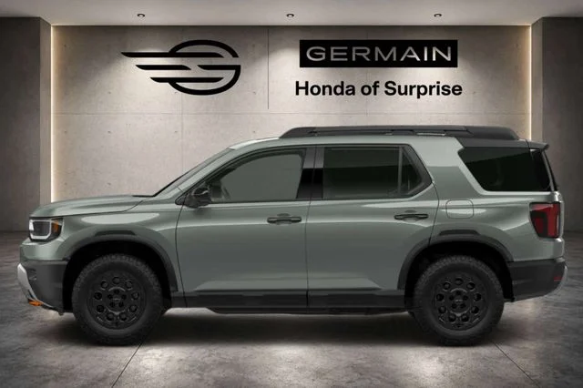 New 2026 Ash Green Metallic Honda TrailSport Elite Blackout image 4