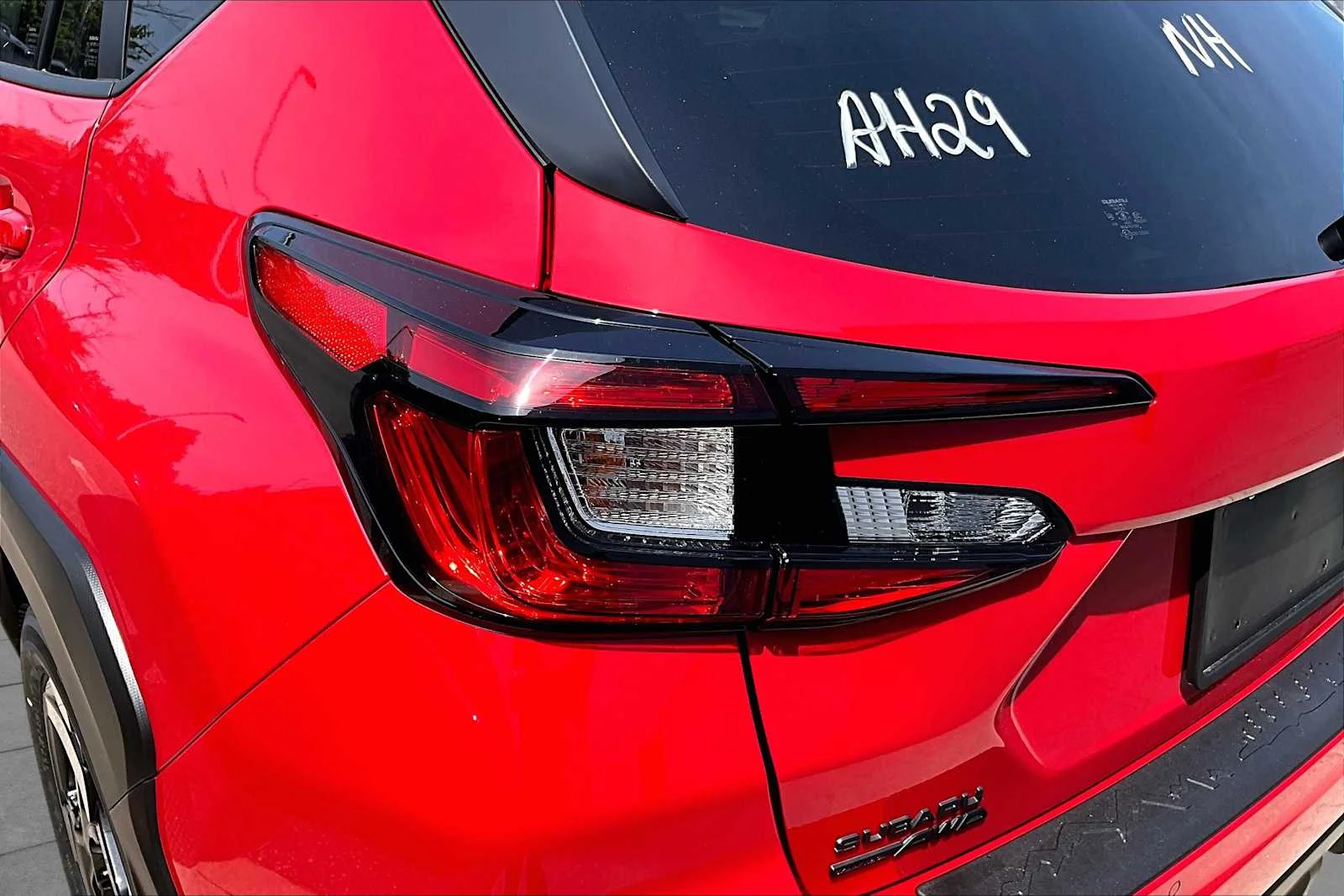 New 2026 Pure Red Subaru Limited Hybrid image 15