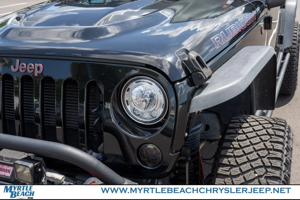 Used 2017 Black Clearcoat Jeep Unlimited Rubicon image 11