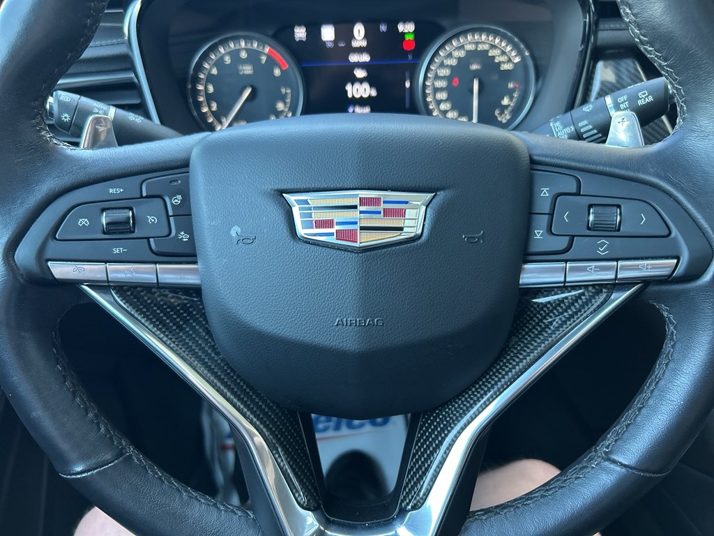 Used 2023 Stellar Black Metallic Cadillac AWD Sport image 25