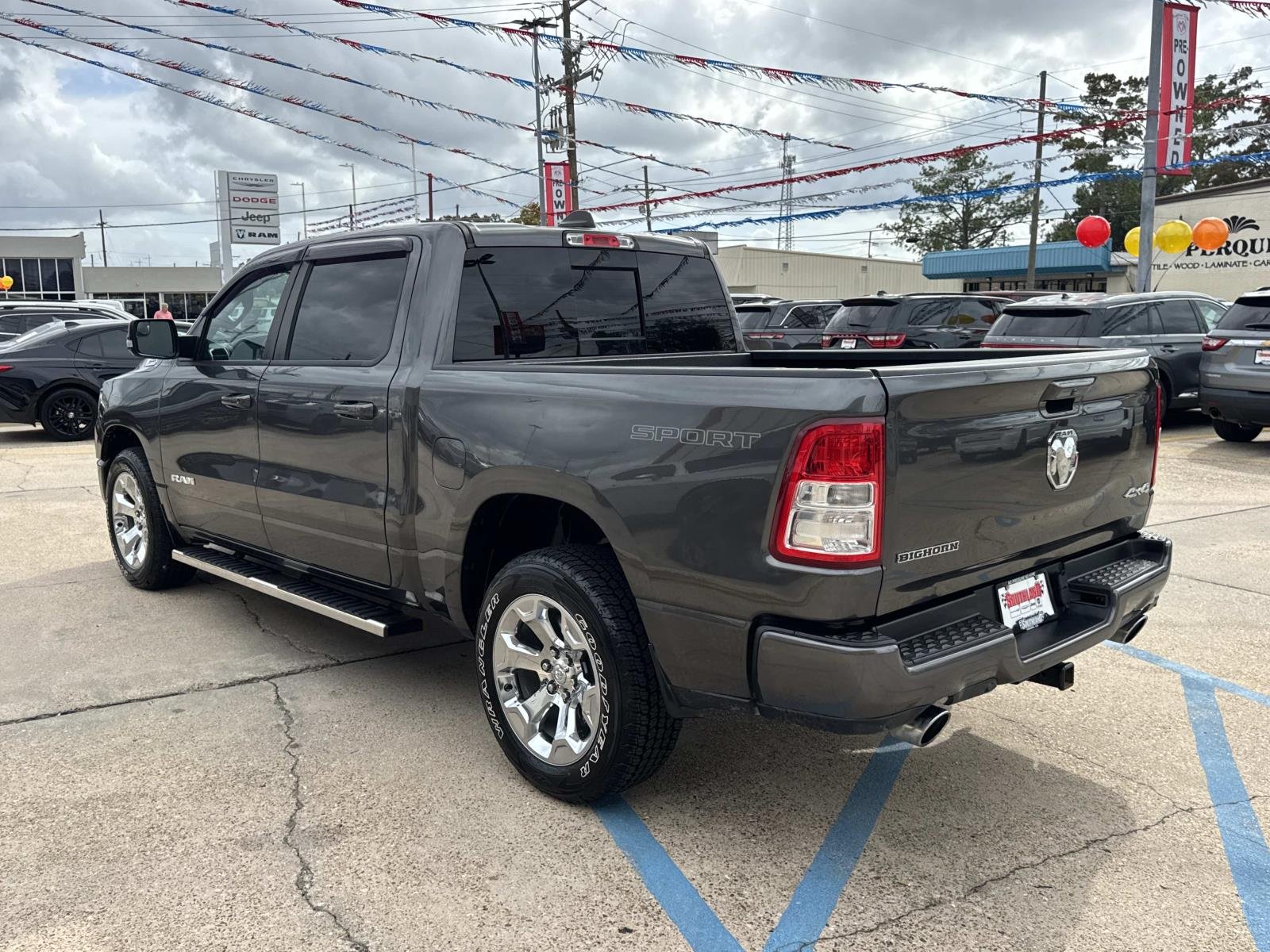 Used 2022 Granite Crystal Metallic Clearcoat Ram Big Horn image 5