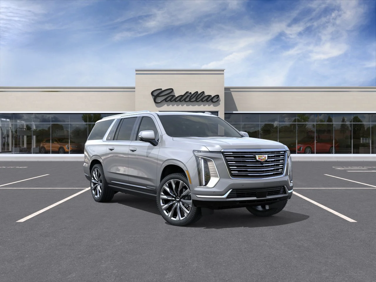 New 2027 Argent Silver Metallic Cadillac Platinum Luxury image 1