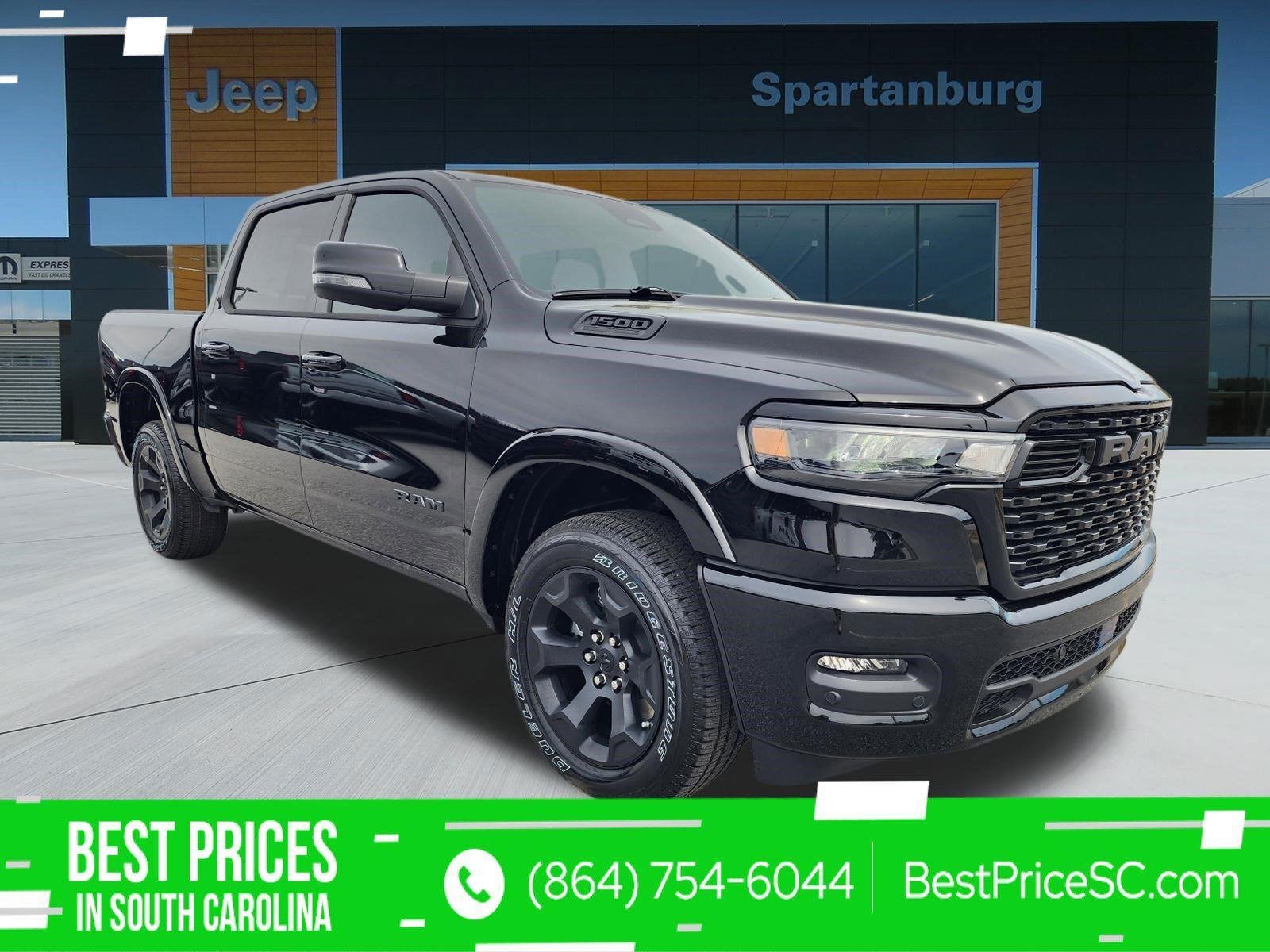 New 2026 Diamond Black Crystal Pearl-Coat Exterior Paint RAM Big Horn image 1
