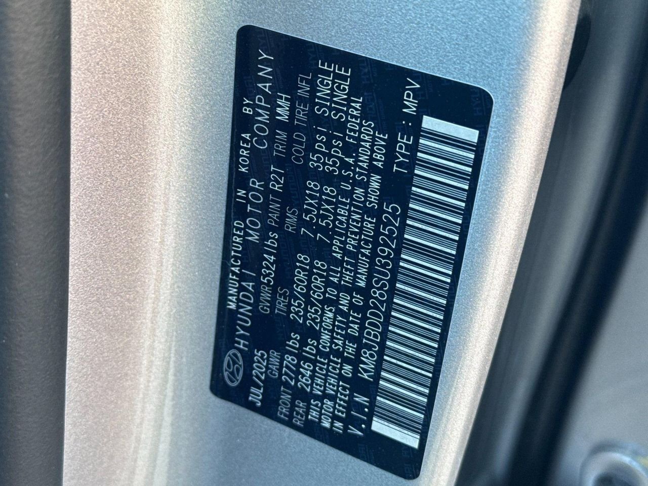 New 2025 Silver Hyundai SEL image 27