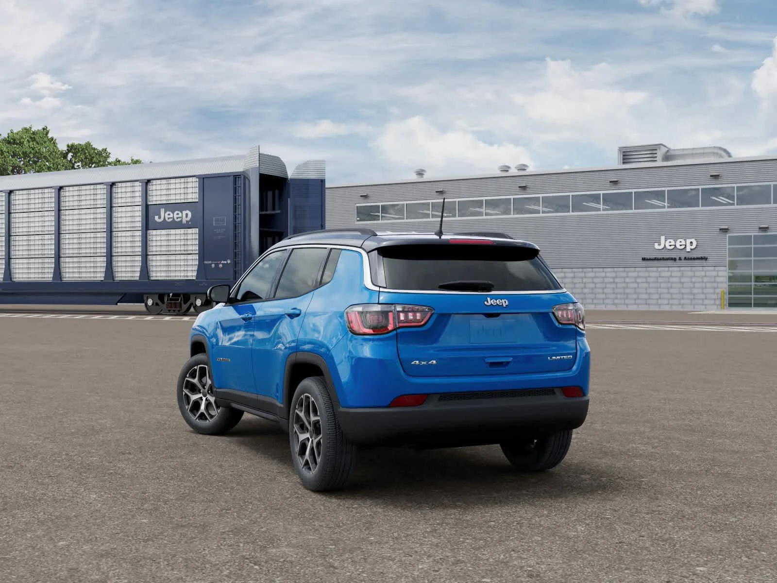 New 2026 Hydro Blue Pearlcoat Jeep Limited image 3